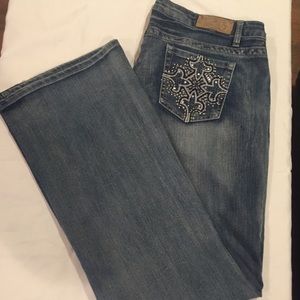 Ms. Firefly Bootcut Embellished Pocket Jeans 20